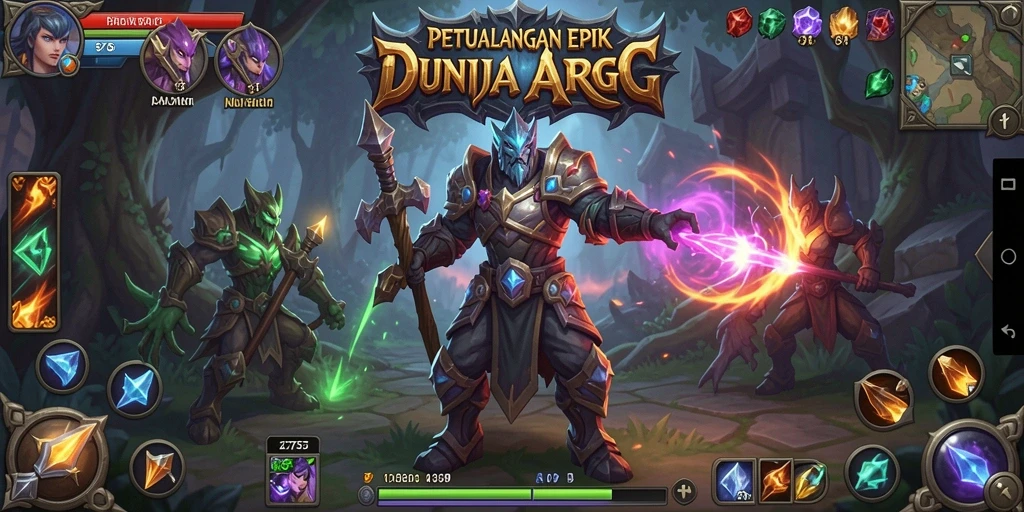 Gameplay ARPG yang mengasyikkan dengan grafik memukau.