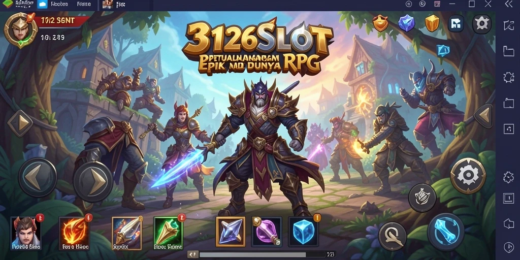 Tampilan gameplay RPG 3126SLOT yang penuh aksi dan strategi.