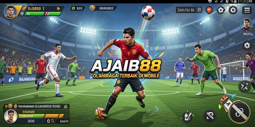 Tampilan seru dari gameplay AJAIB88 yang penuh aksi olahraga.