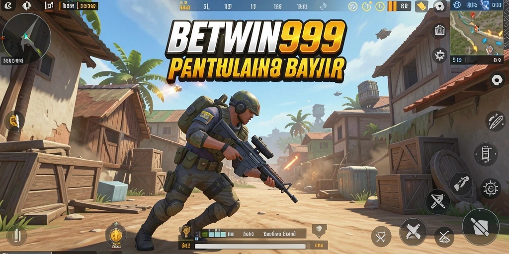 Gameplay intens dan seru dalam BETWIN999 di arena Battle Royale.