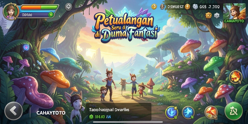 Screenshot CAHAYATOTO menampilkan aksi seru dalam gameplay petualangan.