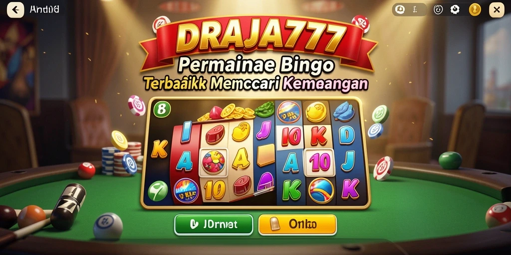 Tampilan gameplay menarik dari DRAJA777 Bingo.