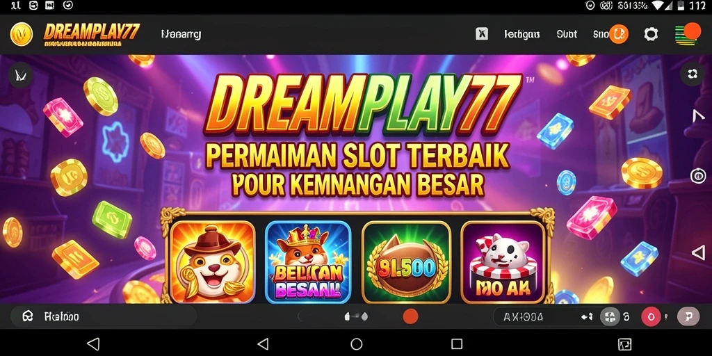 Tampilan gameplay menakjubkan dari Slot di DREAMPLAY77.