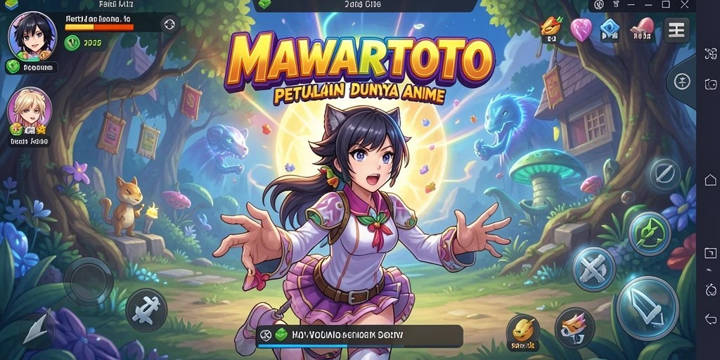 Screenshot gameplay MAWARTOTO yang menunjukkan aksi seru dalam dunia Anime.