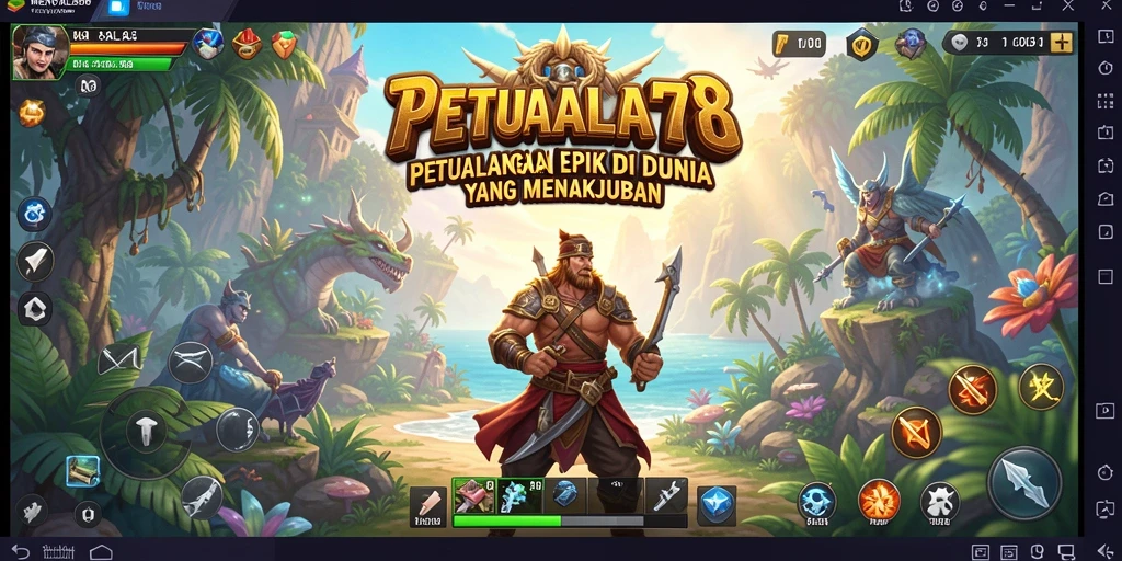 Screenshot MENYALA78 menunjukkan gameplay petualangan yang mendebarkan.