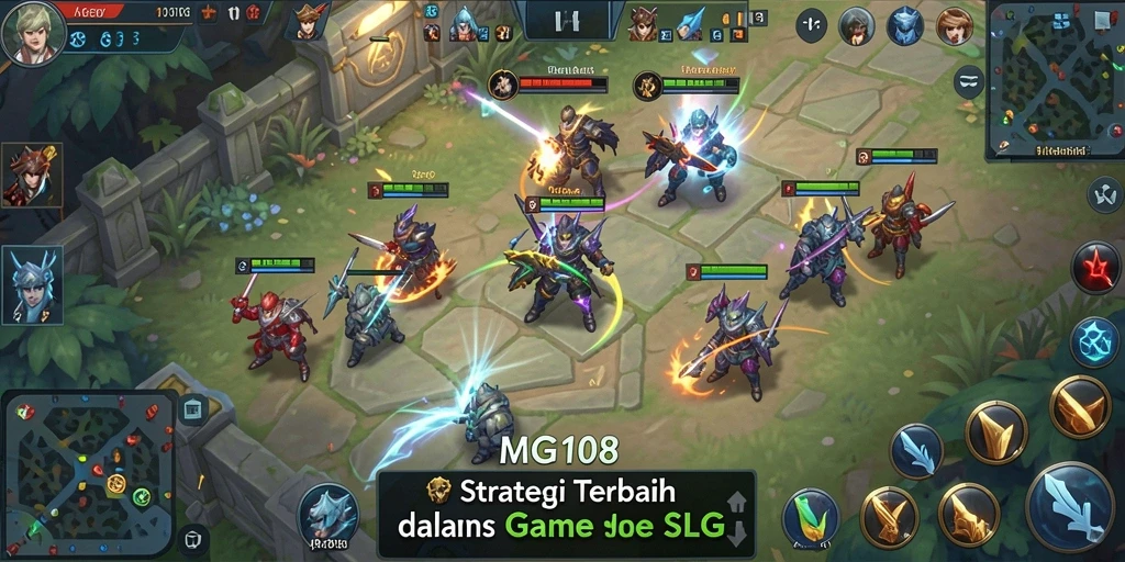 Tampilan menarik dari gameplay SLG MG108 dengan berbagai strategi.