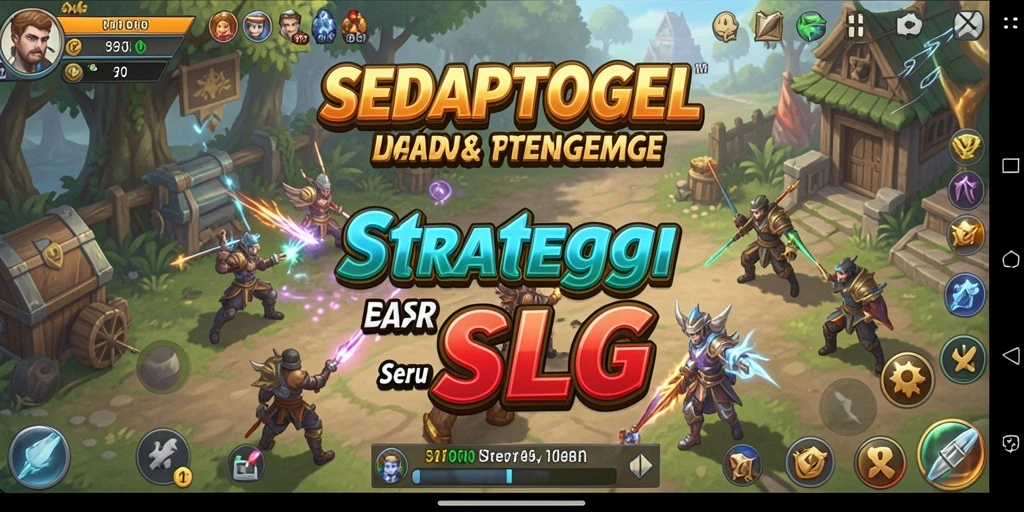 Tampilan antar muka SEDAPTOGEL yang menarik dengan gameplay yang seru.